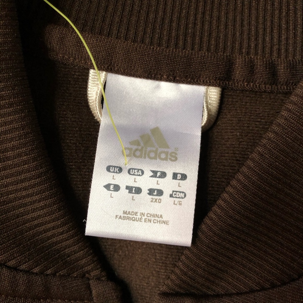 Retro Vintage Brown Adidas Track Jacket - Picture 3 of 3